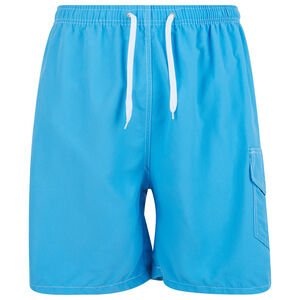 Mens Swimming Trunks Turquoise Swim Cargo Shorts, Small Medium Large X-Large
